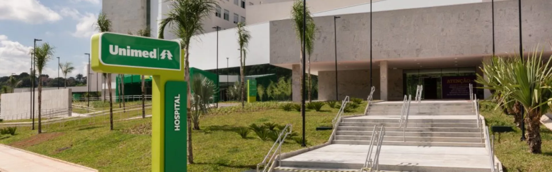 Imagem da parte da frente de uma unidade unimed Imagem da parte da frente de uma unidade unimed