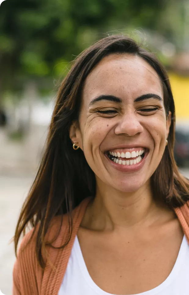 Mulher sorrindo